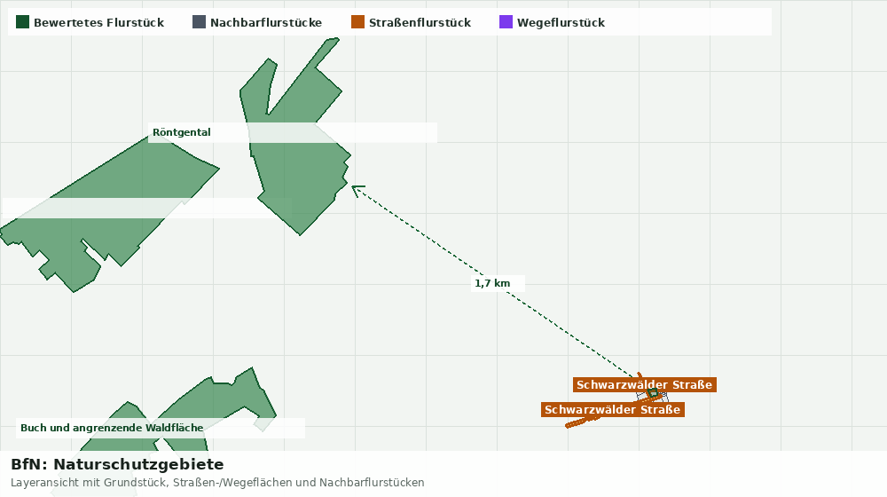 Statische Kartenansicht: BfN: Naturschutzgebiete