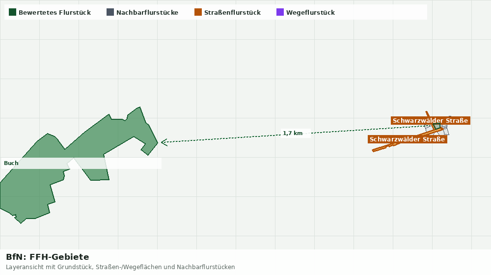 Statische Kartenansicht: BfN: FFH-Gebiete