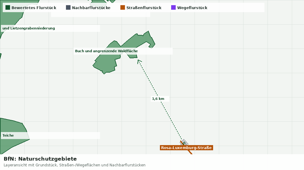 Statische Kartenansicht: BfN: Naturschutzgebiete