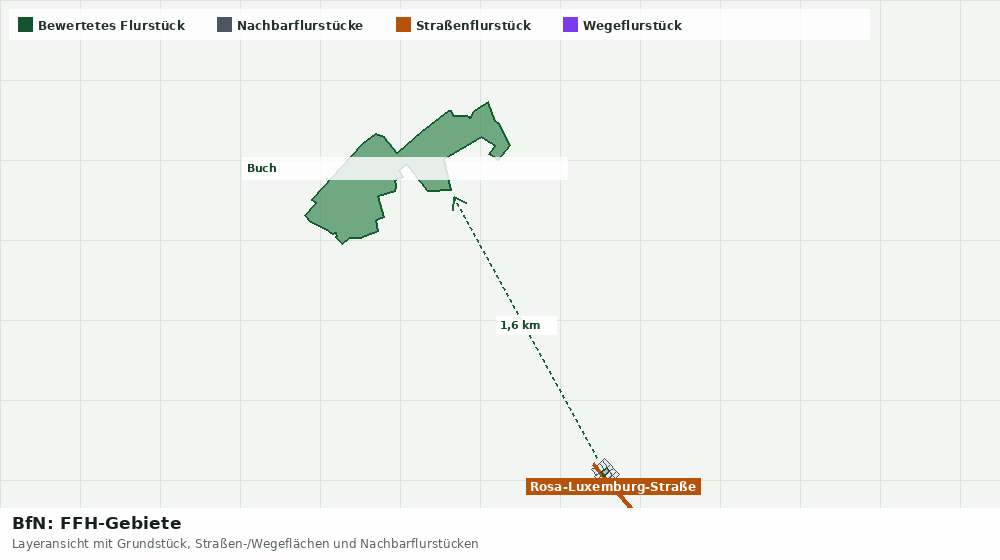 Statische Kartenansicht: BfN: FFH-Gebiete
