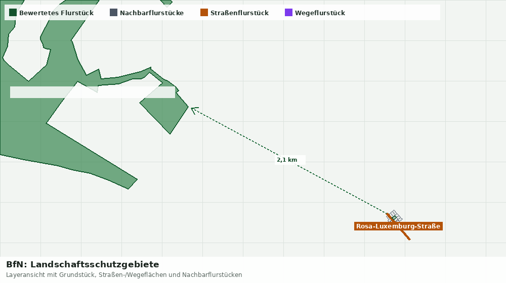 Statische Kartenansicht: BfN: Landschaftsschutzgebiete