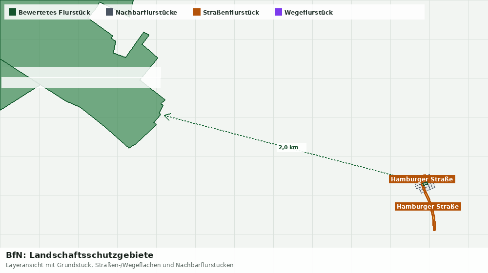 Statische Kartenansicht: BfN: Landschaftsschutzgebiete