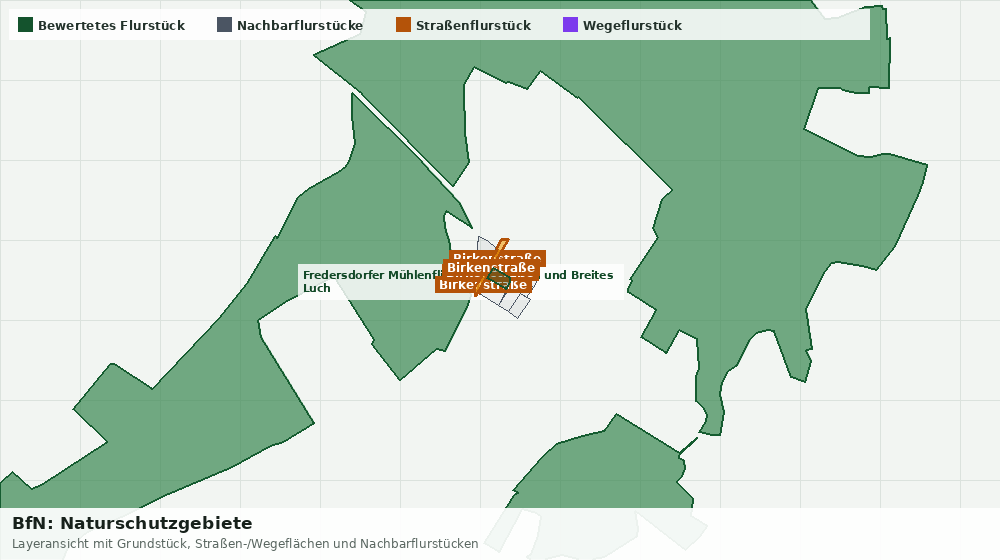 Statische Kartenansicht: BfN: Naturschutzgebiete