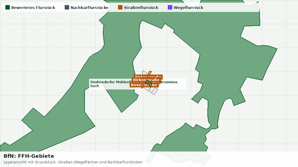 Statische Kartenansicht: BfN: FFH-Gebiete