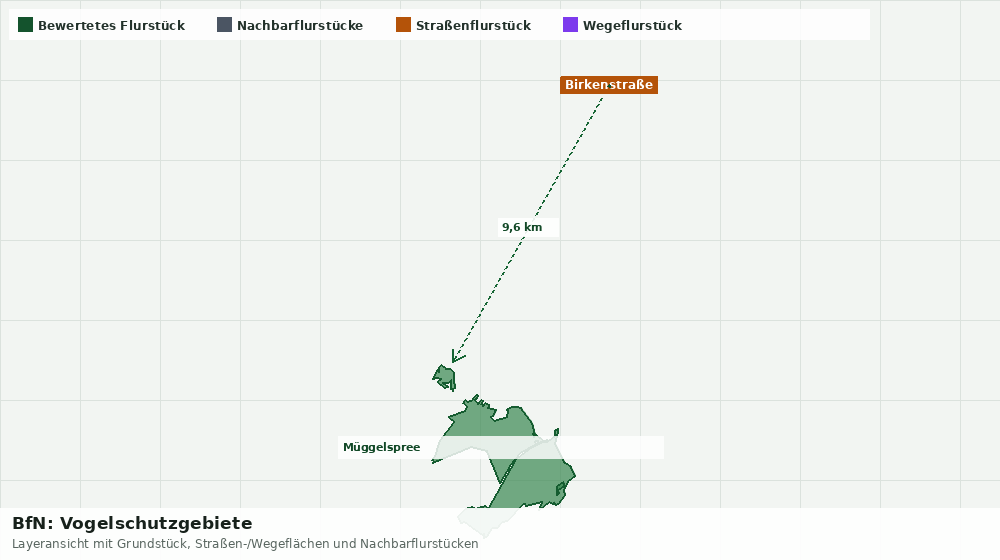 Statische Kartenansicht: BfN: Vogelschutzgebiete