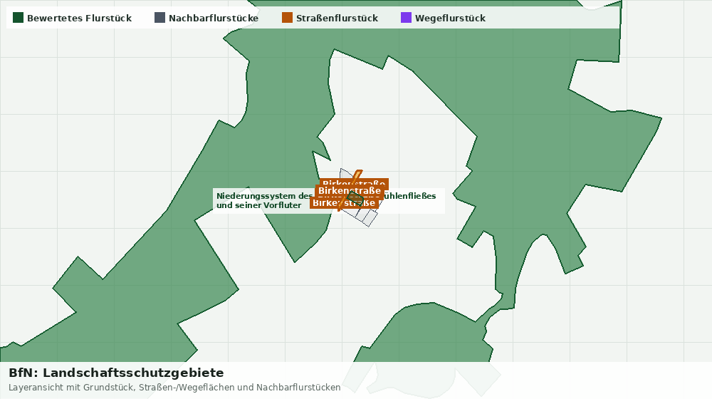 Statische Kartenansicht: BfN: Landschaftsschutzgebiete