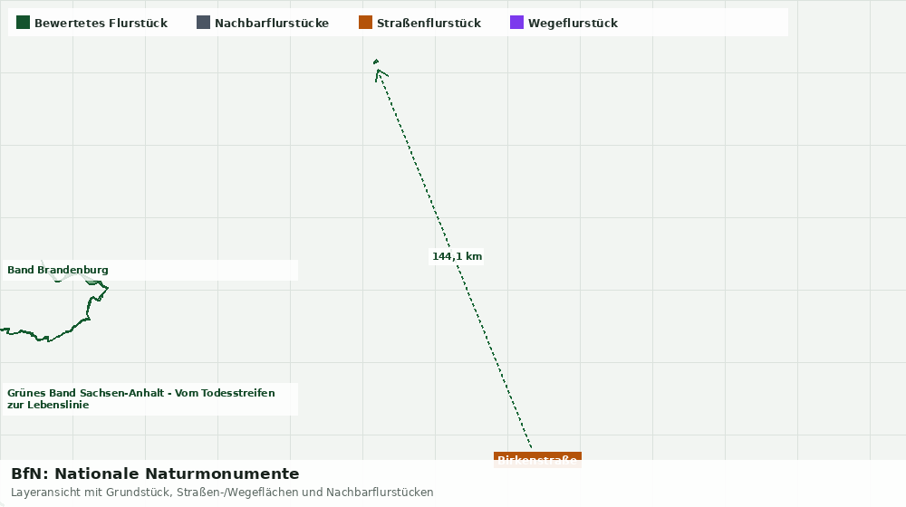 Statische Kartenansicht: BfN: Nationale Naturmonumente