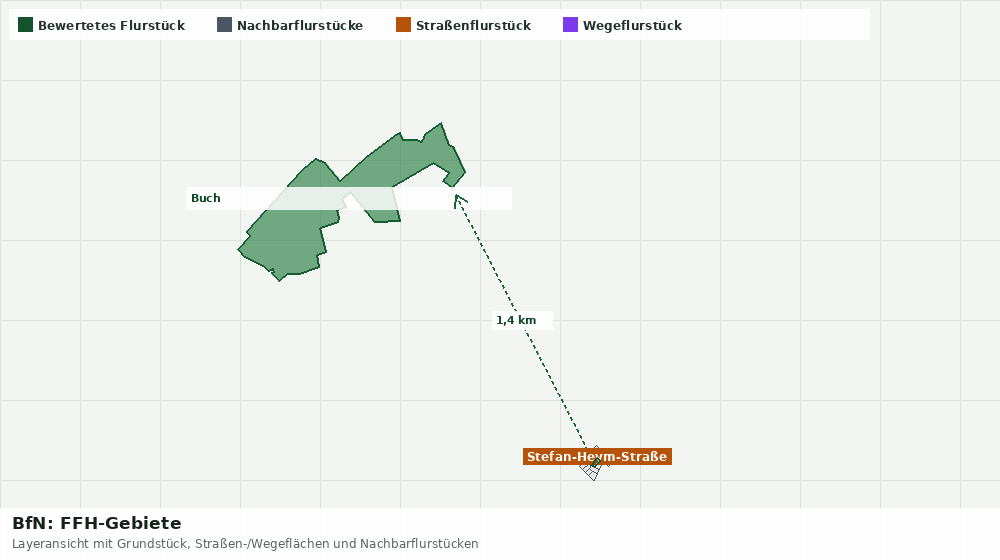 Statische Kartenansicht: BfN: FFH-Gebiete