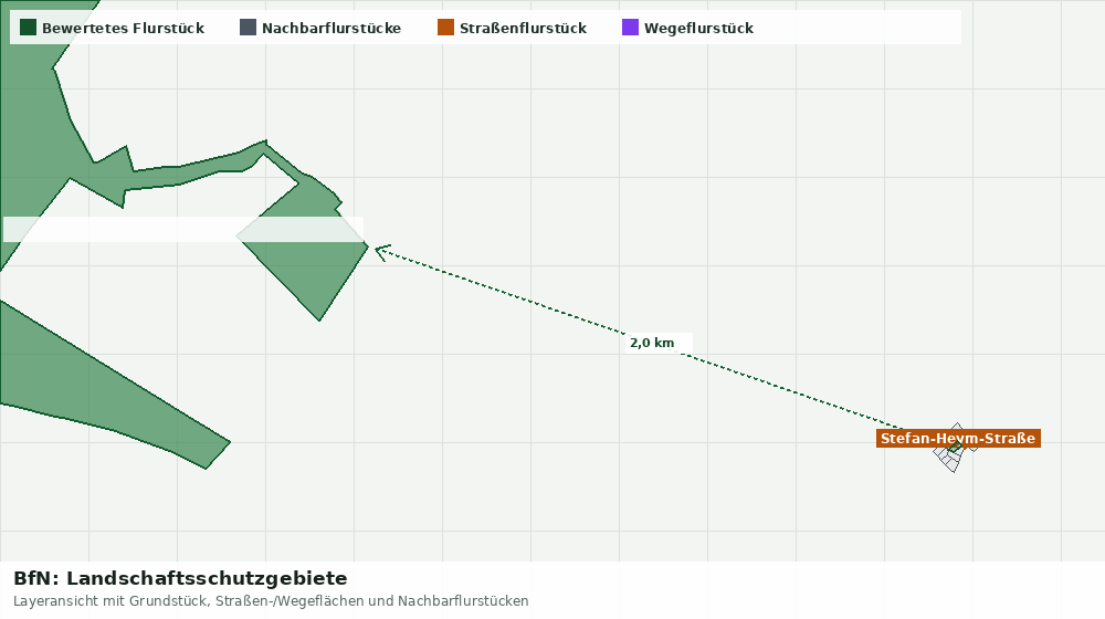 Statische Kartenansicht: BfN: Landschaftsschutzgebiete