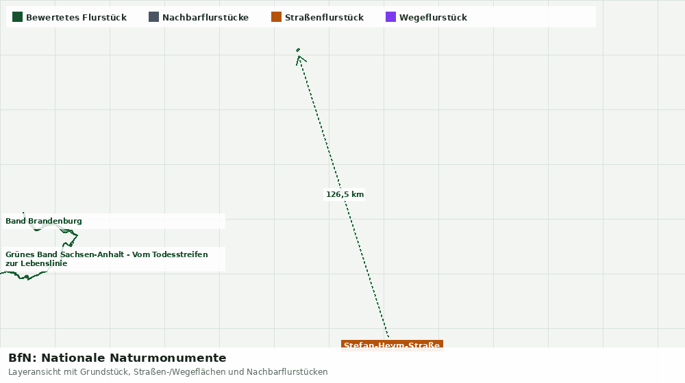 Statische Kartenansicht: BfN: Nationale Naturmonumente